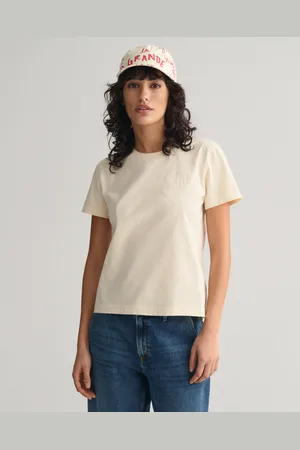 GANT Damen Tonal Archive Shield T-Shirt (XS)