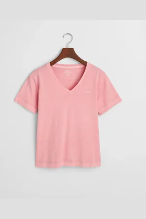 GANT Damen Sunfaded V-Neck T-Shirt (XS)