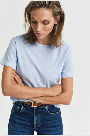 GANT Damen Sunfaded Rundhals-T-Shirt (XS)
