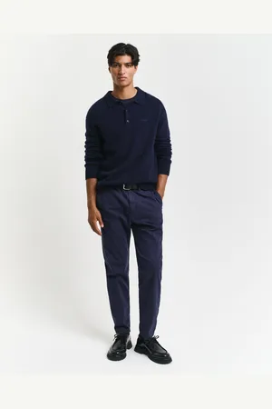 GANT Herren Regular Fit Canvas Chinohose mit schmal zulaufendem Bein (30/32)