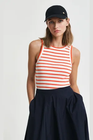 GANT Damen Gestreiftes Tanktop (XS)