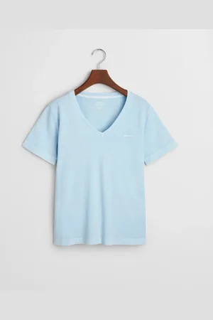 GANT Damen Sunfaded V-Neck T-Shirt (XS)