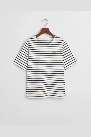 GANT Damen T-Shirt mit Marinestreifen (XS)