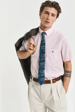 GANT Herren Regular Fit Classic Popeline Kurzarmhemd (S)