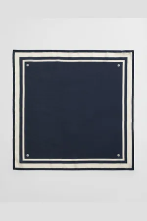 GANT Damen Monogram Seidentuch mit Detail (ONE SIZE)