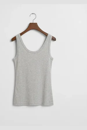 GANT Damen Geripptes Tanktop (XS)