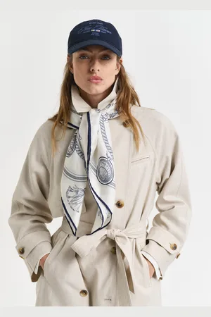GANT Damen Sailing Print Seidentuch (ONE SIZE)