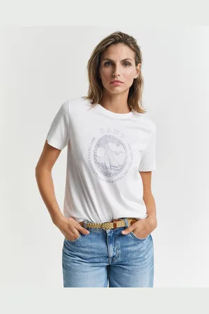 GANT Damen Graphic T-Shirt (XS)