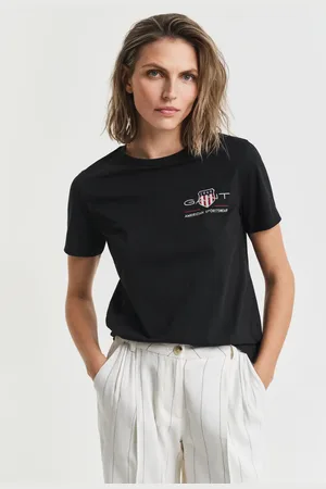 GANT Damen Archive Shield T-Shirt (XXS)