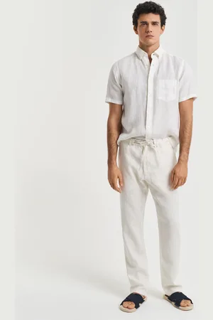 GANT Herren Relaxed Fit Leinen Kordelzughose (XXL)