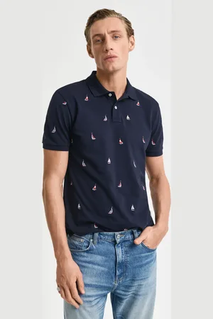 GANT Herren Graphic Poloshirt Boots-Stickerei (S)