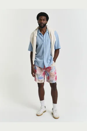 GANT Herren Relaxed Fit Shorts mit Resort-Print (S)