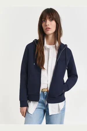 GANT Damen Tonal Shield Sweatjacke (XS)