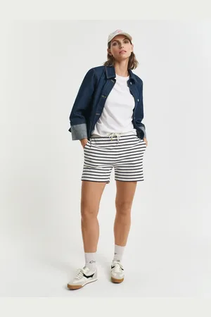 GANT Damen Breton Striped Jersey Shorts (XS)