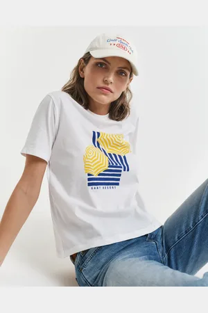GANT Damen Graphic T-Shirt (XS)