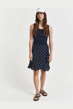 GANT Damen Rock mit Rüschen und Pünktchen-Print (36)