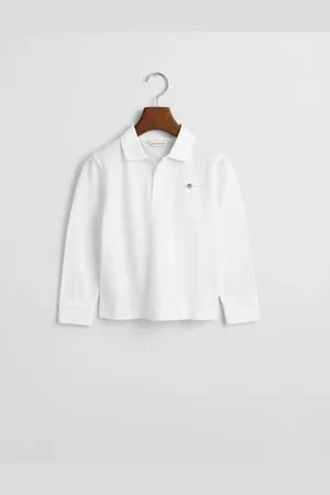 GANT Kids Kids Shield Langarm Piqué Poloshirt (92)
