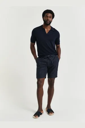 GANT Herren Regular Fit Pinstripe Leinen Shorts (S)