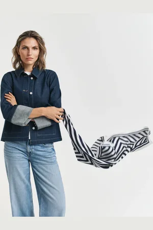 GANT Damen Chevron Seidenschal mit Print (ONE SIZE)