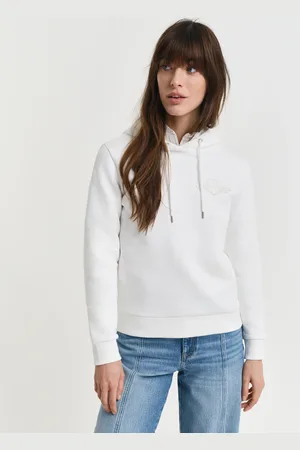 GANT Damen Tonal Shield Hoodie (XS)