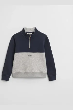 GANT Kids Kids Color Blocked Sweatshirt mit Reißverschlusskragen (92)