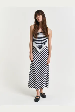 GANT Damen Chevron Rock mit Streifen (34)