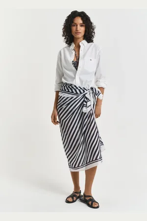 GANT Damen Sarong mit Chevron-Print (ONE SIZE)