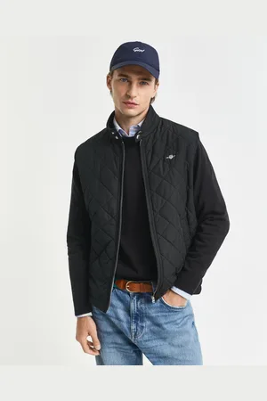 GANT Herren Gesteppte Windcheater Weste (S)