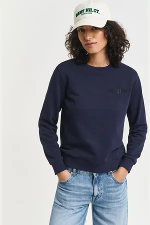 GANT Damen Tonal Shield Rundhals-Sweatshirt (XS)