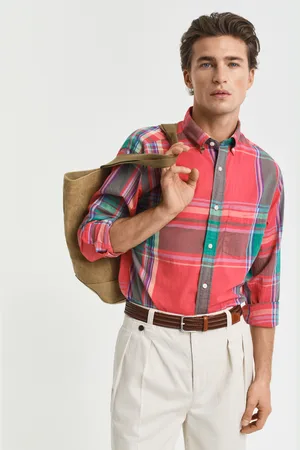 GANT Herren Regular Fit Indian Madras Hemd (S)