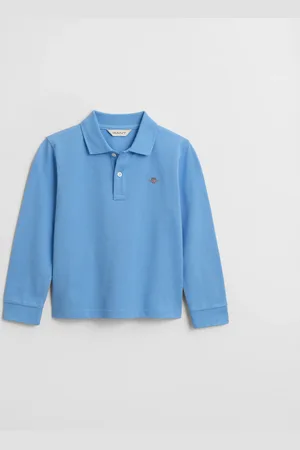 GANT Kids Kids Shield Langarm Piqué Poloshirt (92)