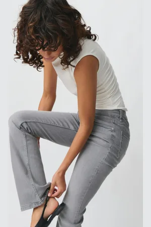 Gina Tricot Low waist bootcut jeans - Flare & bootcut jeans - Grau - 46 - Dame