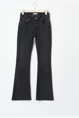 Gina Tricot Low tall bootcut jeans - Low waist jeans - Schwarz - 44 - Dame