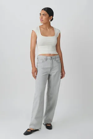 Gina Tricot Baggy jeans - Baggy & loose jeans - Grau - 44 - Dame