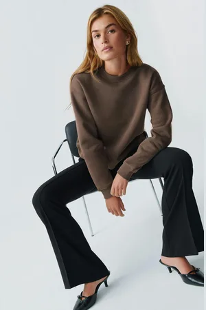 Gina Tricot Basic sweater - Sweatshirts - beige - XXS - Dame