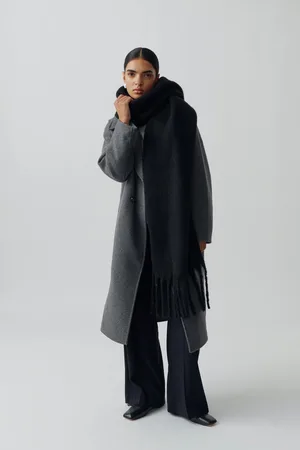 Gina Tricot Soft chunky scarf - Schals & Halstücher - Schwarz - ONESIZE - Dame