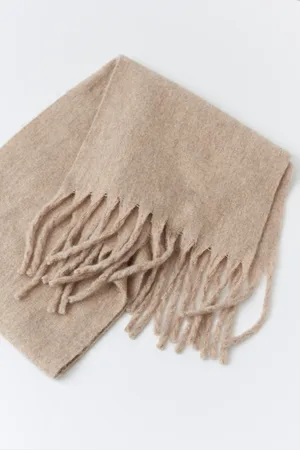 Gina Tricot Soft chunky scarf - Schals & Halstücher - beige - ONESIZE - Dame