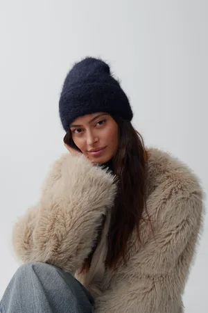 Gina Tricot Premium alpaca beanie - Mützen - Blau - ONESIZE - Dame