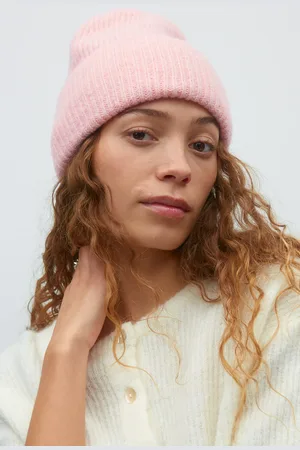 Gina Tricot Rib beanie - Mützen - Pink - ONESIZE - Dame