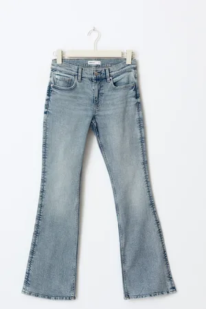 Gina Tricot Low tall bootcut jeans - Low waist jeans - Blau - 32 - Dame