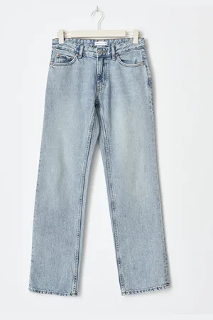 Gina Tricot Low straight tall jeans - Straight jeans - Blau - 44 - Dame