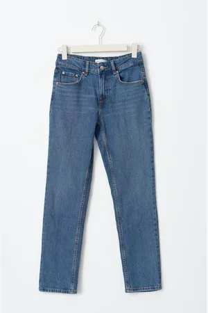 Gina Tricot Slim straight tall jeans - Straight jeans - Blau - 40 - Dame