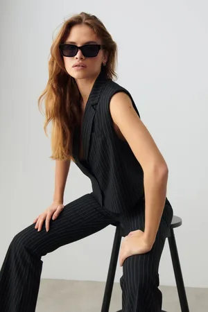 Gina Tricot Classic sunglasses - Sonnenbrillen - Schwarz - ONESIZE - Dame