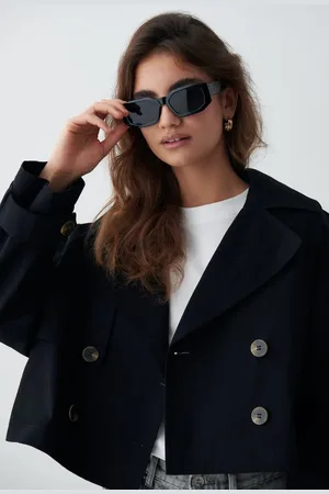 Gina Tricot Angular sunglasses - Sonnenbrillen - Schwarz - ONESIZE - Dame