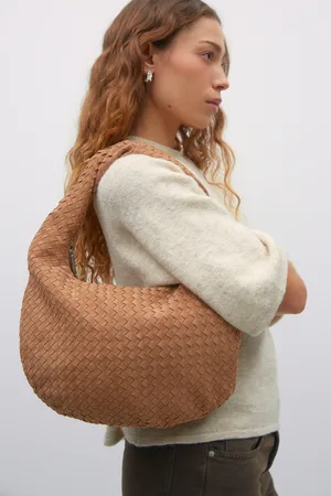 Gina Tricot Braided shoulder bag - Umhängetaschen - beige - ONESIZE - Dame