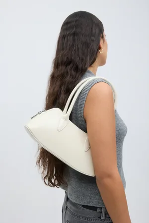 Gina Tricot Top handle bag - Umhängetaschen - Weiß - ONESIZE - Dame