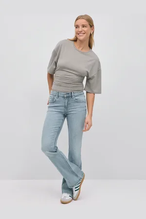 Gina Tricot Low waist bootcut jeans - Low waist jeans - Blau - 44 - Dame