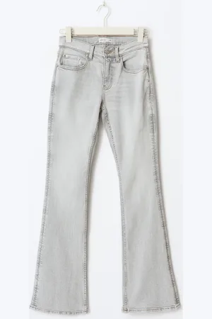 Gina Tricot Low tall bootcut jeans - Low waist jeans - Grau - 44 - Dame