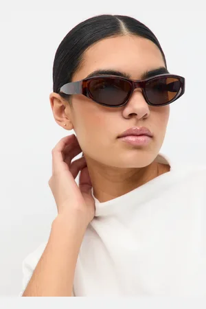 Gina Tricot Sporty sunglasses - Sonnenbrillen - Braun - ONESIZE - Dame