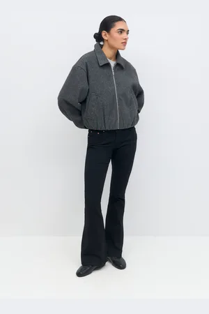 Gina Tricot Low waist bootcut jeans - Low waist jeans - Schwarz - 44 - Dame